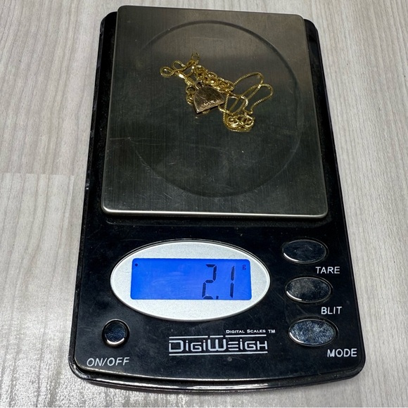 14k Chain With 10k Gold Tree Of Life Pendant. - Picture 6 of 6